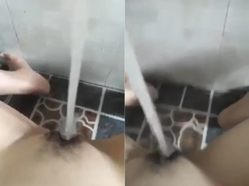 Người tình thủ dâm cực mạnh với vòi nước